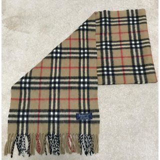 バーバリー(BURBERRY)のバーバリー　カシミアチェックマフラー(マフラー)