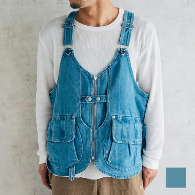 Snow Peak - (SALE)snowpeak indigo TAKIBI vest Mの通販 by Aladdin's ...