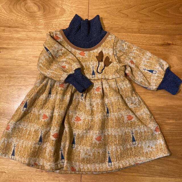 Petit jam(プチジャム)のプチジャム  ワンピース　サイズ80 キッズ/ベビー/マタニティのベビー服(~85cm)(ワンピース)の商品写真