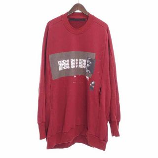 ニルズ D.M.M. EXTRA BIG SWEATSHIRT Red(スウェット)