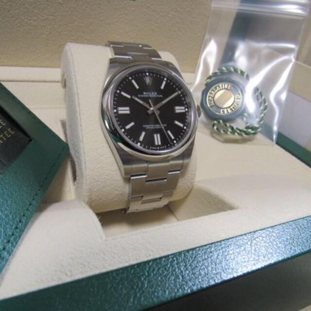 ROLEX(ロレックス)の専用　ロレックス　オイスターパーペチュアル  41 124300  黒 メンズの時計(腕時計(アナログ))の商品写真