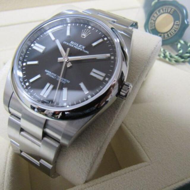 ROLEX(ロレックス)の専用　ロレックス　オイスターパーペチュアル  41 124300  黒 メンズの時計(腕時計(アナログ))の商品写真