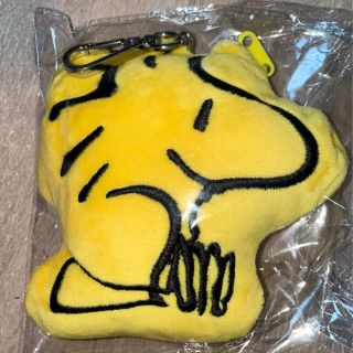 スヌーピー(SNOOPY)のスヌーピーのウッドストック　定期入れ　ぬいぐるみ風(キャラクターグッズ)