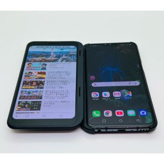 [1137] LG V50 ThinQ 128GB ブラック SIMフリー