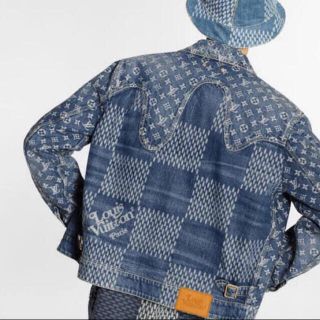 ルイヴィトン(LOUIS VUITTON)のルイヴィトン　nigo モノグラム  デニムジャケット 48(Gジャン/デニムジャケット)