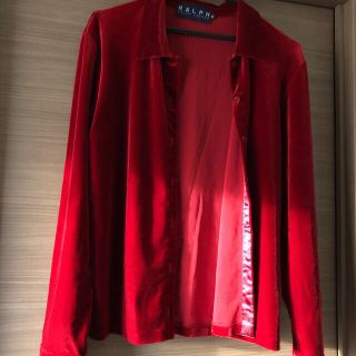 ラルフローレン(Ralph Lauren)のラルフローレン  ベルベットシャツブラウス(シャツ/ブラウス(長袖/七分))