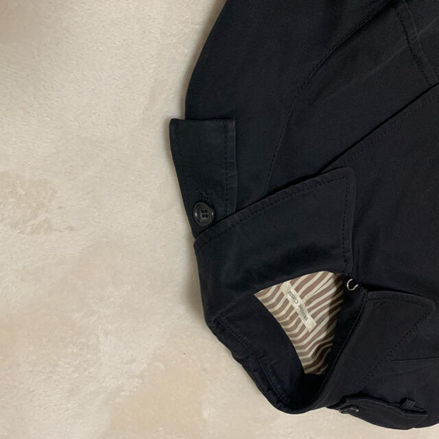 DEUXIEME CLASSE(ドゥーズィエムクラス)のお値下げしました❗️ドゥーズィエムクラス　トレンチコート　黒　9号 レディースのジャケット/アウター(トレンチコート)の商品写真