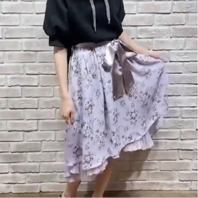 axes femme - Red label ブーケ柄フィッシュテールスカート axes femme - Red label ブーケ柄フィッシュテールスカート