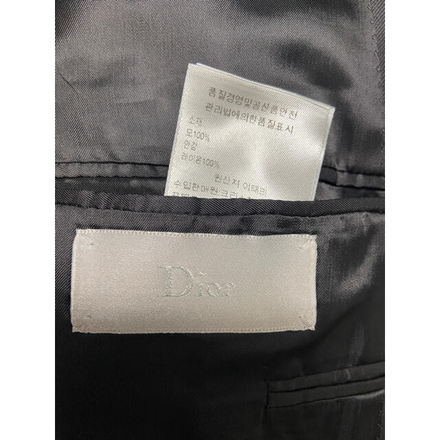 DIOR HOMME(ディオールオム)の美品 ディオールオム ブラックセットアップスーツ 48 diorhomme メンズのスーツ(セットアップ)の商品写真