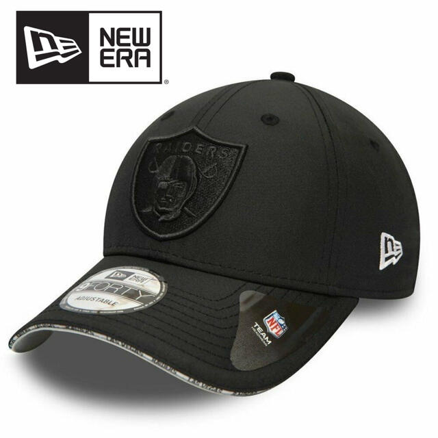 NEW ERA(ニューエラー)のニューエラ キャップ 黒 ラスベガス レイダース オールブラック ブラック メンズの帽子(キャップ)の商品写真