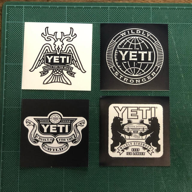 YETI(イエティ)のYETI ステッカー　イエティ　4枚セット スポーツ/アウトドアのアウトドア(その他)の商品写真