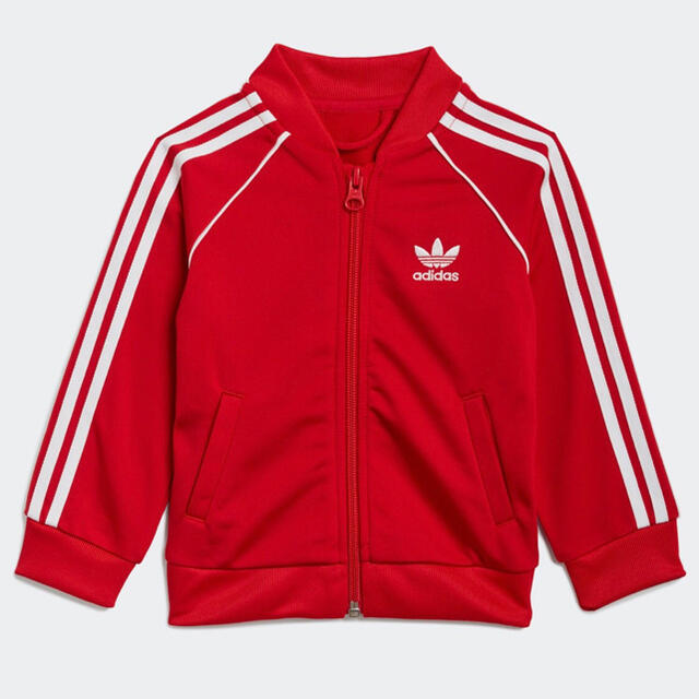 adidas(アディダス)の【新品】アディダスオリジナルス　ジャージ上下セット キッズ/ベビー/マタニティのベビー服(~85cm)(その他)の商品写真