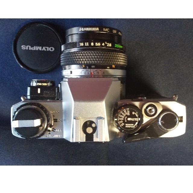 美品　OLYMPUS OM-10 フィルムカメラ　マニュアルアダプター付き