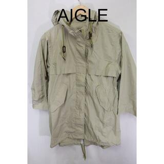 エーグル(AIGLE)の匿名即日AIGLEマウンテンパーカー/アウトドアエーグルベージュメッシュ機能性M(その他)