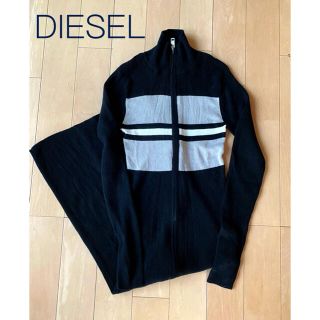 ディーゼル(DIESEL)の【DIESEL】フロントジッパー ニットワンピース(ロングワンピース/マキシワンピース)