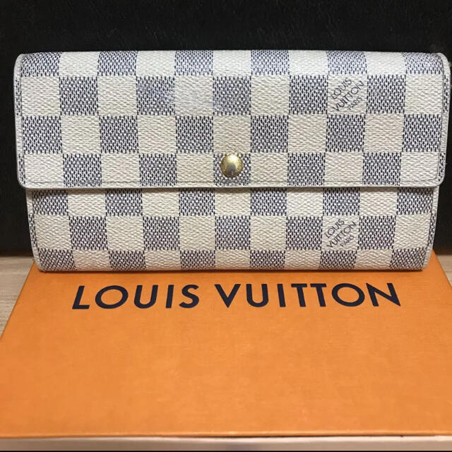 LOUIS VUITTON(ルイヴィトン)のうさすけ様専用ルイヴィトン☆アズール　長財布 レディースのファッション小物(財布)の商品写真