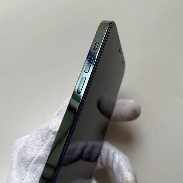 Apple(アップル)のiPhone12 pro Pacific Blue 128GB SIMフリー美品 スマホ/家電/カメラのスマートフォン/携帯電話(スマートフォン本体)の商品写真