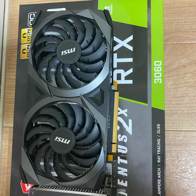 現金特価】 GeForce OCグラフィックスボード RTX3060VENTUS2X12G PC