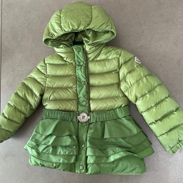 MONCLER(モンクレール)の【値下げ】モンクレール　ダウンジャケット　ベビー子供（女の子）（ベルト付） キッズ/ベビー/マタニティのベビー服(~85cm)(ジャケット/コート)の商品写真