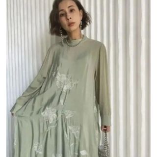 アメリヴィンテージ(Ameri VINTAGE)の大人気★amerivintage 2way flowergarden dress(ロングワンピース/マキシワンピース)