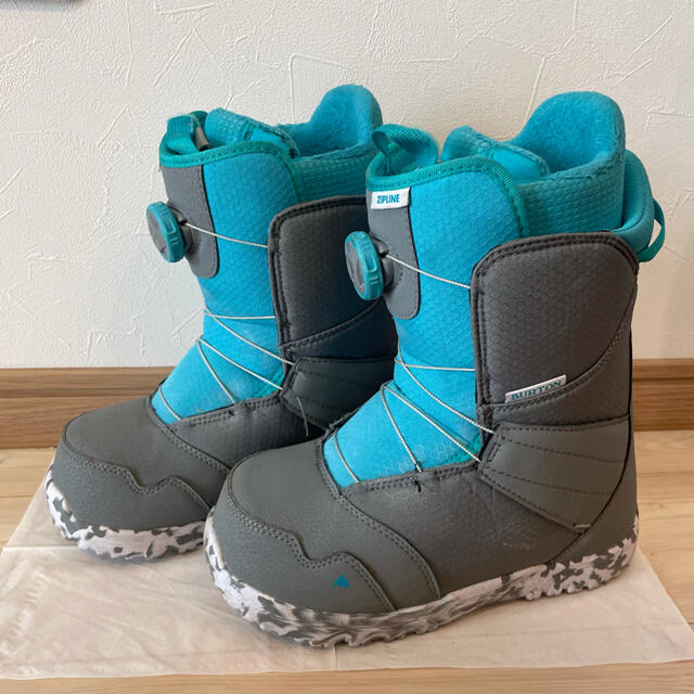 BURTON ZIPLINE スノーボード ブーツ ジュニア キッズ 23 美品