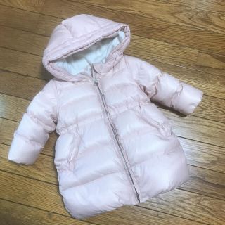 ベビーギャップ(babyGAP)のBabyGap アウター ダウン コート 女の子 ピンク 80cm(ジャケット/コート)