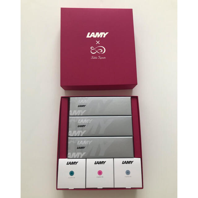 送料込】【新品未使用】藤本さきこ × LAMY 万年筆&インクセット