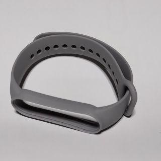 Xiaomi mi smart band 5、6 用 替えバンド グレイ(ラバーベルト)