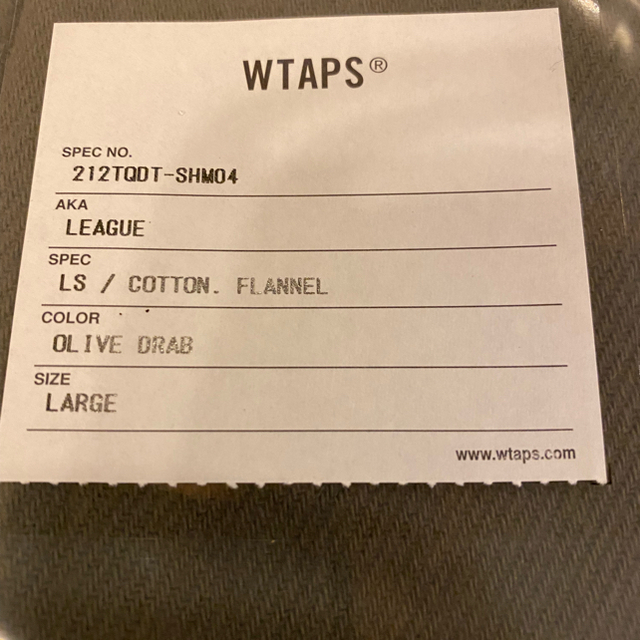 W)taps(ダブルタップス)のWTAPS LEAGUE/LS/COTTON.FLANNEL L メンズのトップス(シャツ)の商品写真