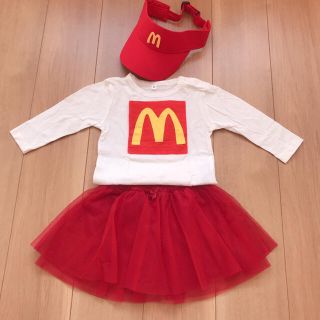 マクドナルド(マクドナルド)の✩.*˚マクドガール コスプレ マクドナルド サンバイザー セット(衣装)