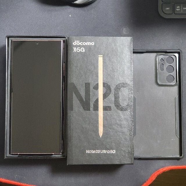 有顔認証ドコモ版　Galaxy　Note20 Ultra5G SC-53A ミスティ