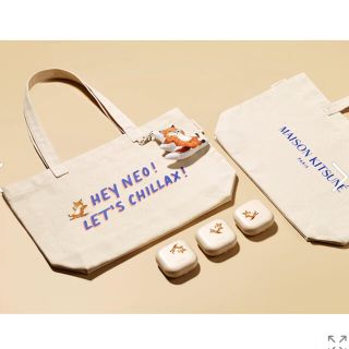 メゾンキツネ(MAISON KITSUNE')のメゾンキツネ　ラネージュ　トートバック(トートバッグ)