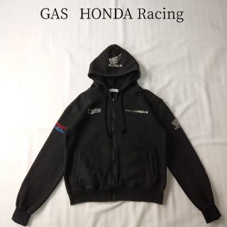 GAS - 【輝くラインストーン】GAS HONDA Racing ジップアップパーカー