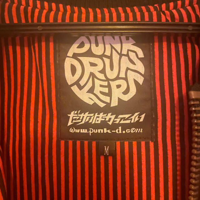 PUNK DRUNKERS(パンクドランカーズ)のpunk drunkers cukuiコラボMA-1 Mサイズ メンズのジャケット/アウター(ミリタリージャケット)の商品写真