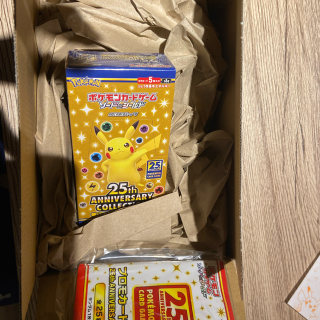 【限定価格セール！】 25th 1boxプロモ付 ポケモン collection aniversary Box/デッキ/パック