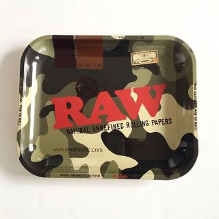 新品　RAW 正規品　メタルトレーカモラージ　迷彩　手巻きタバコ　トレイ　喫煙具(タバコグッズ)