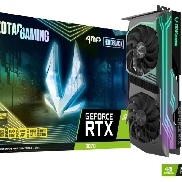 非LHR】ZOTAC GeForce RTX 3070 AMP Holo 定期入れの www.gold-and