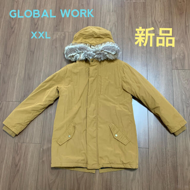 GLOBAL WORK(グローバルワーク)の♦️かーな様専用  新品 キッズ GLOBAL WORK モッズコート XXL キッズ/ベビー/マタニティのキッズ服女の子用(90cm~)(コート)の商品写真