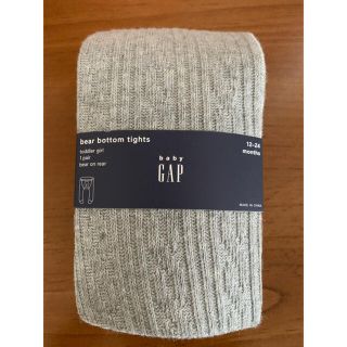 ベビーギャップ(babyGAP)のGAP くまタイツ　グレー(靴下/タイツ)