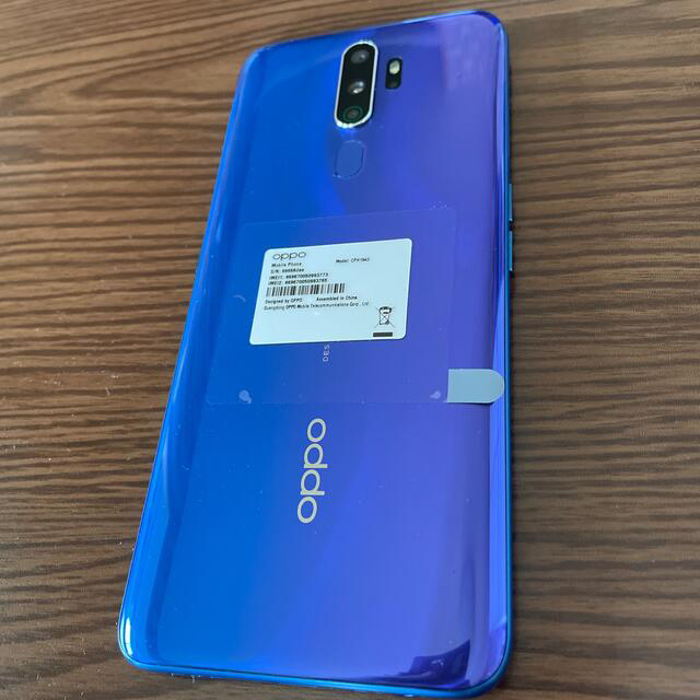 OPPO(オッポ)のOPPO A5 2020 blue スマホ/家電/カメラのスマートフォン/携帯電話(スマートフォン本体)の商品写真