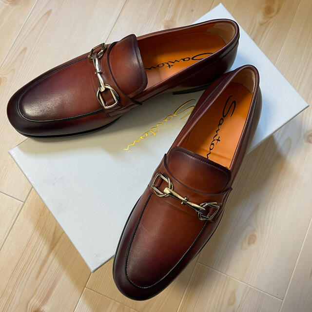 Santoni サントーニ ビットローファー レザー ローファー モカシンメンズ