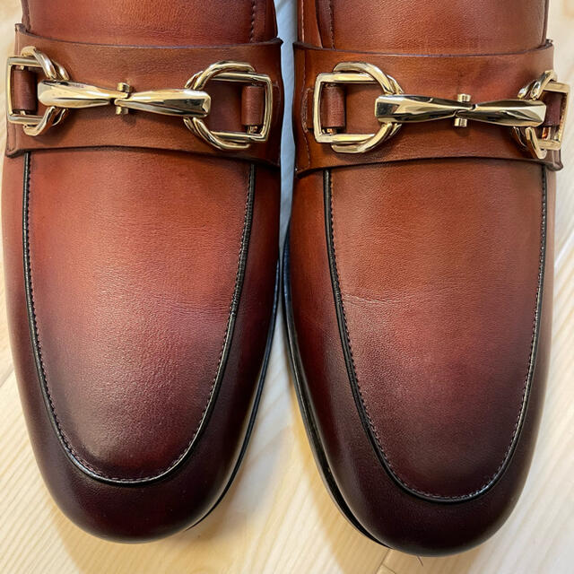 Santoni サントーニ ビットローファー レザー ローファー モカシンメンズ