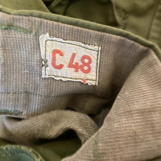 【光さん専用】70’s スウェーデン軍 m59 パンツ 菅田将暉 C48 メンズのパンツ(ワークパンツ/カーゴパンツ)の商品写真