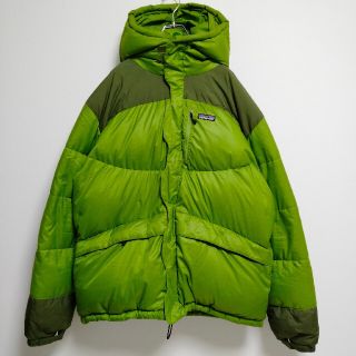 パタゴニア(patagonia)のpatagonia パタゴニア ダウンジャケット2005年　グリーン　メンズ　L(ダウンジャケット)