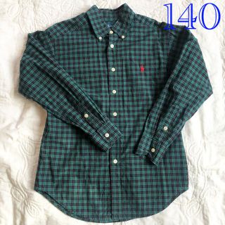 ラルフローレン(Ralph Lauren)のラルフローレン　ボタンダウンチェックシャツ　140(ブラウス)