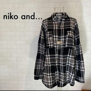 ニコアンド(niko and...)の【ピザさま】◎新品◎niko and… チェックネルシャツ(シャツ/ブラウス(長袖/七分))