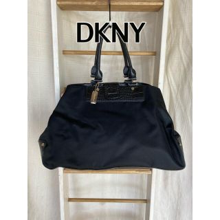 ダナキャランニューヨーク(DKNY)のsakura様専用　DKNY  大容量　レザー　型押し　ナイロン  バッグ(ハンドバッグ)