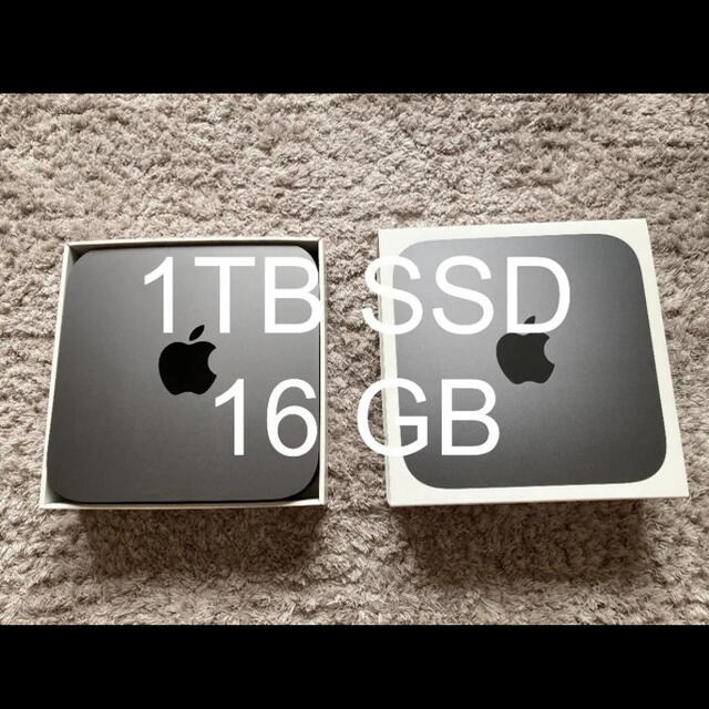 Apple - Mac mini 2018 i7 (メモリ16GB/SSD 1TB)