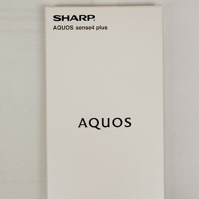 新品未使用 AQUOS sense4plus simフリー 白Android100CPU