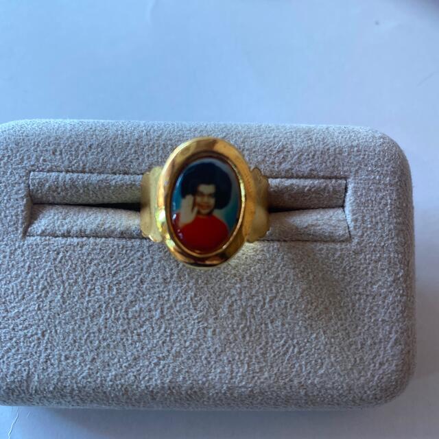 送料込！サイババ　ゴールドカラー　指輪　20号 メンズのアクセサリー(リング(指輪))の商品写真